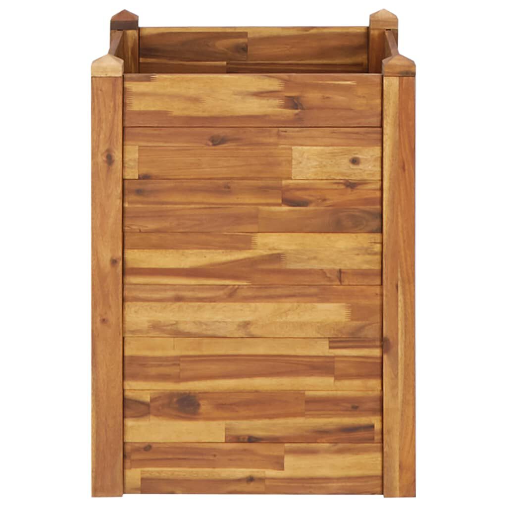 vidaXL Ζαρντινιέρα Υπερυψωμένη 60 x 60 x 84 εκ. από Μασίφ Ξύλο Ακακίας