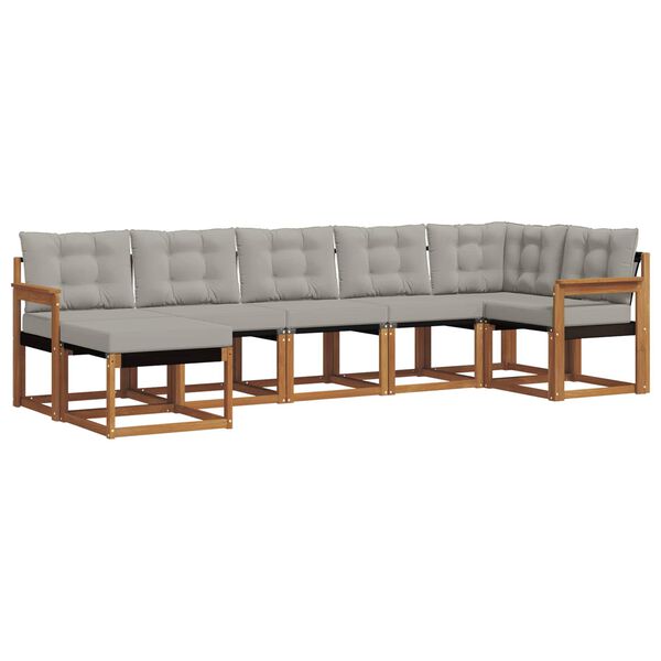 vidaXL &Sigma;&epsilon;&iota;&rho;ά &Kappa;&alpha;&nu;&alpha;&pi;έ &Epsilon;&xi;&omega;&tau;&epsilon;&rho;&iota;&kappa;&omicron;ύ 7 pcs &Phi;&upsilon;&sigma;&iota;&kappa;ό &kappa;&alpha;&iota; &Alpha;&nu;&omicron;&iota;&chi;&tau;ό &Gamma;&kappa;&rho;&iota;