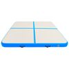 vidaXL Στρώμα Ενόργανης Φουσκωτό Μπλε 200 x 200 x 10 εκ. PVC με Τρόμπα