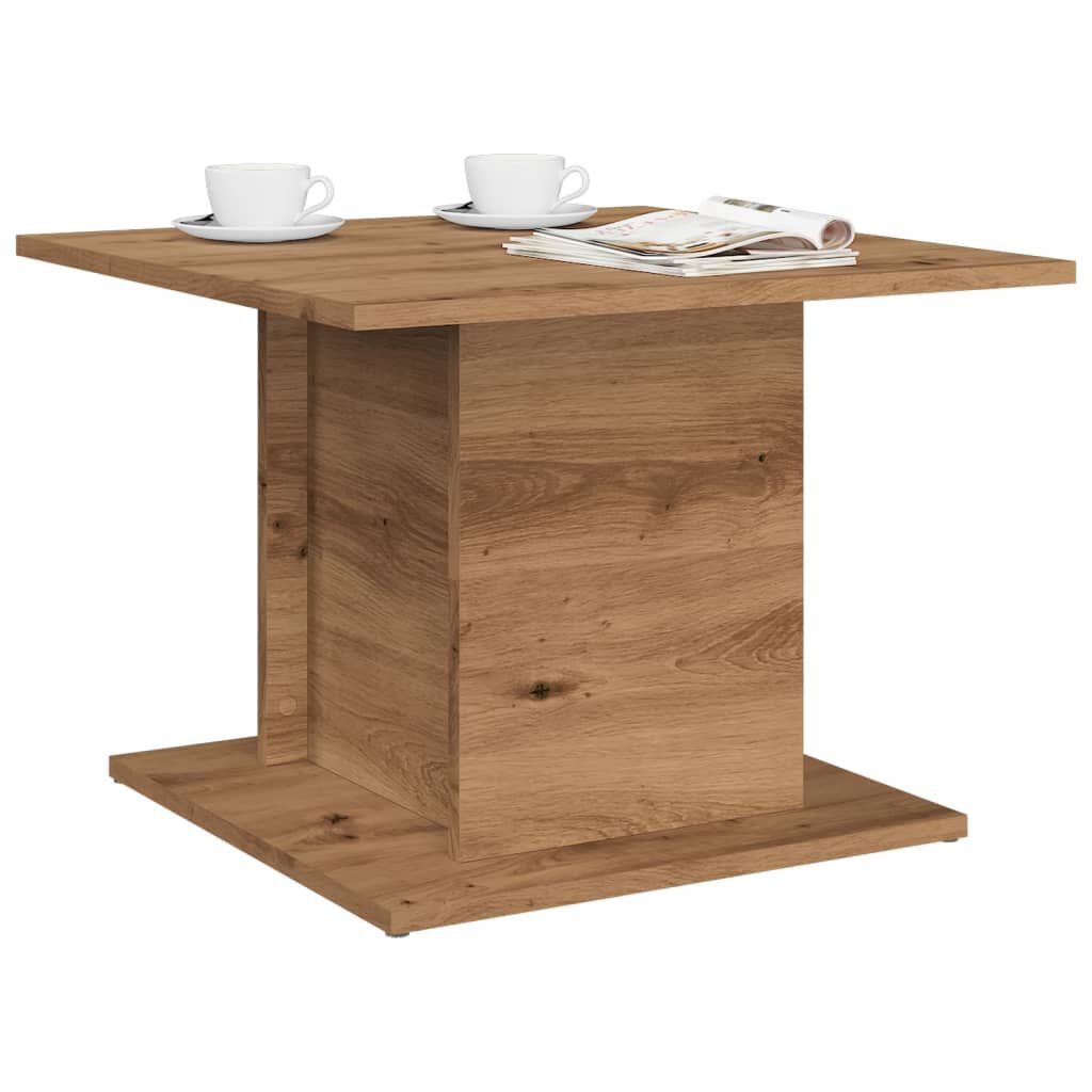 vidaXL Τραπεζάκι σαλονιού Artisan Oak 55,5x55,5x40 cm