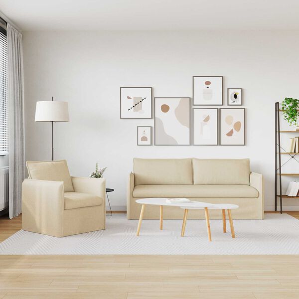 vidaXL &Kappa;&alpha;&nu;&alpha;&pi;έ&sigmaf; 2 pcs &Kappa;&rho;&epsilon;&mu; 196 x 82 x 85 &epsilon;&kappa; ύ&phi;&alpha;&sigma;&mu;&alpha;