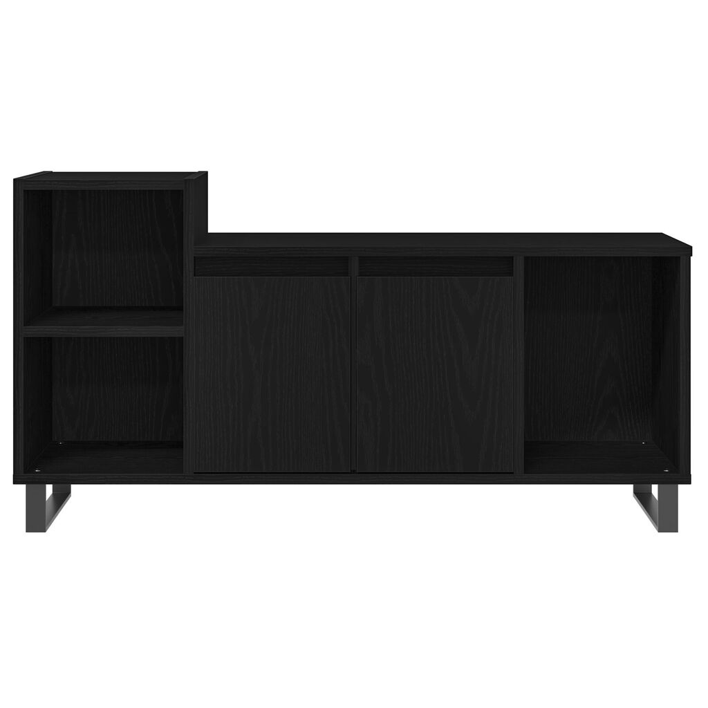 vidaXL Κάσκα Τηλεόρασης Μαύρο Δρυς 100x35x55 εκ. Επεξεργασμένο Ξύλο