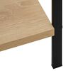 vidaXL Ραφιέρα 5 Επιπέδων Δρυς 60x27,6x158,5 εκ. Επεξεργασμένο Ξύλο