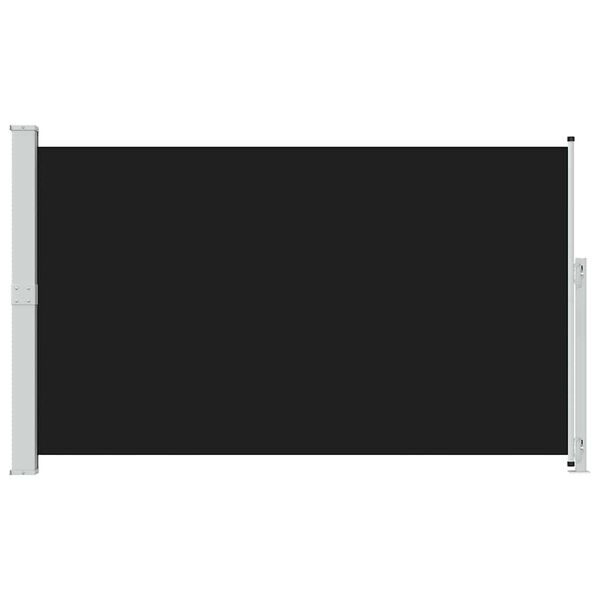 vidaXL Σκίαστρο Πλαϊνό Συρόμενο Βεράντας Μαύρο 180 x 300 εκ.