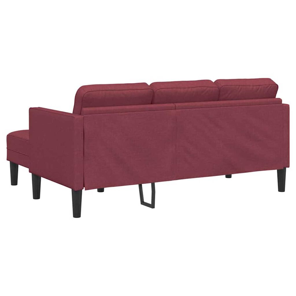vidaXL Σετ Καναπέ 2 pcs Μπορντό 173 x 131 x 67 εκ ύφασμα