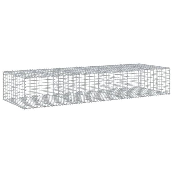vidaXL Συρματοκιβώτιο με Κάλυμμα 300x100x50εκ. από Γαλβανισμένο Χάλυβα