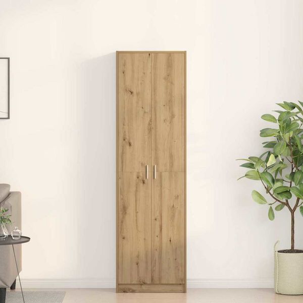 vidaXL &Nu;&tau;&omicron;&upsilon;&lambda;ά&pi;&iota; Artisan Oak 55 x 25 x 189 &epsilon;&kappa;. &Epsilon;&pi;&epsilon;&xi;&epsilon;&rho;&gamma;&alpha;&sigma;&mu;έ&nu;&omicron; &xi;ύ&lambda;&omicron;