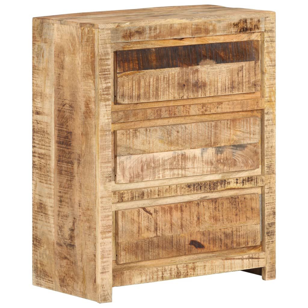vidaXL Συρταριέρα 60 x 33 x 75 εκ. από Μασίφ Ξύλο Μάνγκο