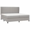 vidaXL &Kappa;&rho;&epsilon;&beta;ά&tau;&iota; Boxspring &mu;&epsilon; &Sigma;&tau;&rho;ώ&mu;&alpha; &Alpha;&nu;&omicron;&iota;&chi;&tau;ό &Gamma;&kappa;&rho;&iota; 200x200 &epsilon;&kappa;. &Upsilon;&phi;&alpha;&sigma;&mu;ά&tau;&iota;&nu;&omicron;