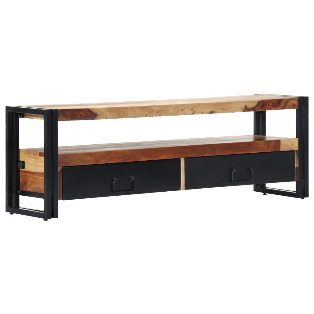 vidaXL Έπιπλο Τηλεόρασης 120 x 30 x 40 εκ. από Μασίφ Ξύλο Sheesham