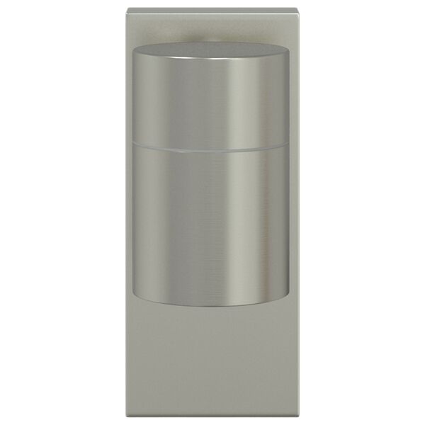 vidaXL Εξωτερικά Φωτιστικά Τοίχου 2 pcs Ασημί 6.5 x 10.5 x 16 εκ.