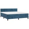 vidaXL &Kappa;&rho;&epsilon;&beta;ά&tau;&iota; Boxspring &mu;&epsilon; &Sigma;&tau;&rho;ώ&mu;&alpha; & LED &Sigma;&kappa;. &Mu;&pi;&lambda;&epsilon; 180x200&epsilon;&kappa;. &Beta;&epsilon;&lambda;&omicron;ύ&delta;&iota;&nu;&omicron;