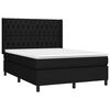 vidaXL &Kappa;&rho;&epsilon;&beta;ά&tau;&iota; Boxspring &mu;&epsilon; &Sigma;&tau;&rho;ώ&mu;&alpha; &Mu;&alpha;ύ&rho;&omicron; 140x200 &epsilon;&kappa;. &Upsilon;&phi;&alpha;&sigma;&mu;ά&tau;&iota;&nu;&omicron;