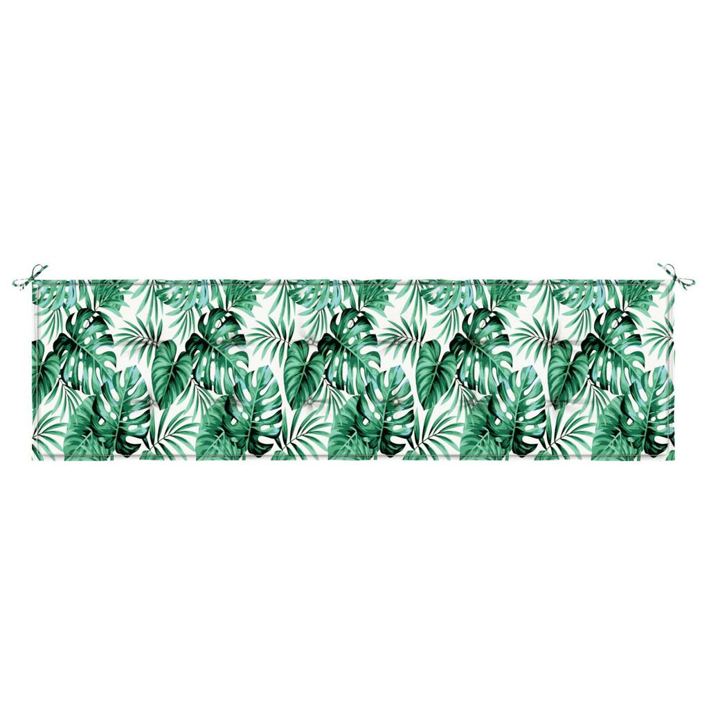 vidaXL Μαξιλάρι Παγκάκι Κήπου Πράσινο 180 x 50 x 4 cm Ύφασμα Oxford