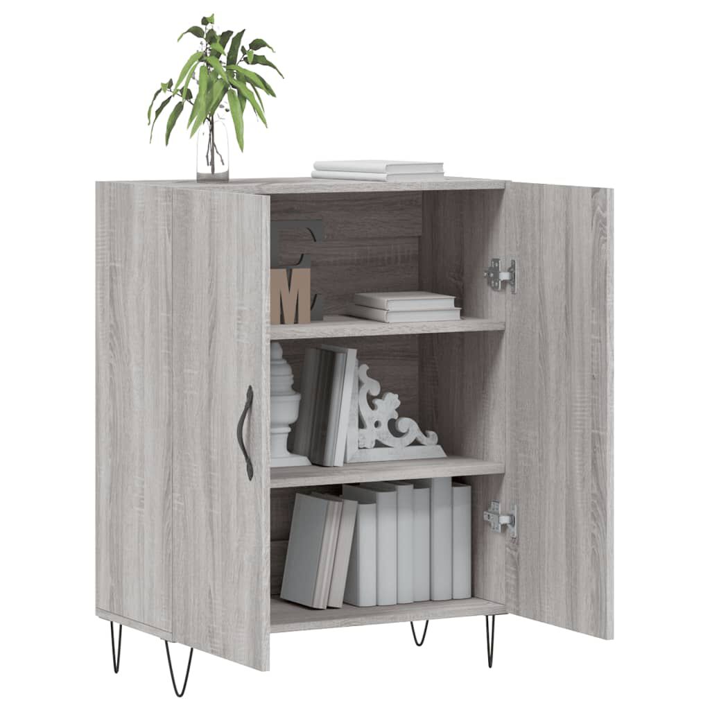 vidaXL Ντουλάπι Γκρι Sonoma 69,5 x 34 x 90 εκ. από Επεξεργασμένο Ξύλο