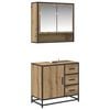 vidaXL &Sigma;&epsilon;&tau; &Epsilon;&pi;ί&pi;&lambda;&omega;&nu; &Mu;&pi;ά&nu;&iota;&omicron;&upsilon; 2 pcs Artisan Oak &Epsilon;&pi;&epsilon;&xi;&epsilon;&rho;&gamma;&alpha;&sigma;&mu;έ&nu;&omicron; &xi;ύ&lambda;&omicron;