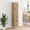 vidaXL Highboard Artisan Oak 34,5 x 34 x 180 &epsilon;&kappa;. &Epsilon;&pi;&epsilon;&xi;&epsilon;&rho;&gamma;&alpha;&sigma;&mu;έ&nu;&omicron; &xi;ύ&lambda;&omicron;