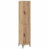 vidaXL Highboard Artisan Oak 34,5 x 34 x 180 &epsilon;&kappa;. &Epsilon;&pi;&epsilon;&xi;&epsilon;&rho;&gamma;&alpha;&sigma;&mu;έ&nu;&omicron; &xi;ύ&lambda;&omicron;