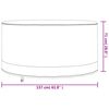 vidaXL Καλύμματα Επίπλων Κήπου 2 τεμ. Ø 157x71 εκ. 600D Ύφασμα Oxford