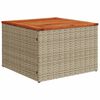 vidaXL Σετ Καναπέ Κήπου 6 pcs Μπεζ Πολυ ράταν