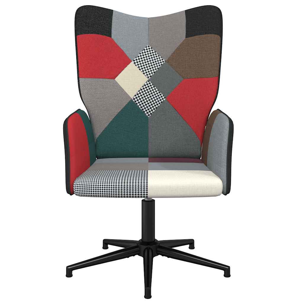vidaXL Πολυθρόνα Relax Σχέδιο Patchwork Υφασμάτινη