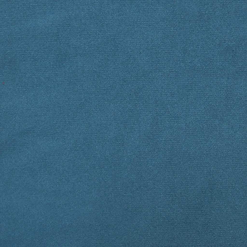 vidaXL Box Spring κρεβάτι με στρώμα σκούρο μπλε 80x210 εκ. Βελούδινο