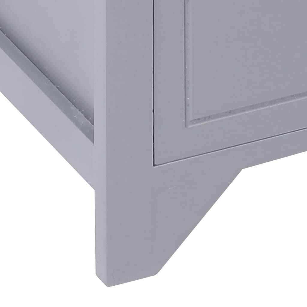 vidaXL Έπιπλο Τηλεόρασης Γκρι 115x30x40 εκ. από Ξύλο Παυλώνιας