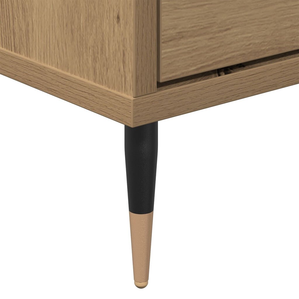 vidaXL Κάγκελο Τηλεόρασης Ξύλο Καλλιτέχνη 150x30x44.5 εκ Επεξεργασμένο Ξύλο
