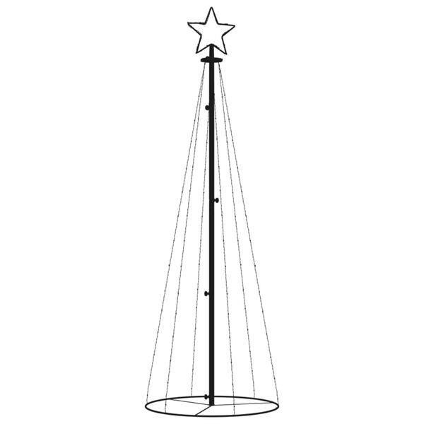 vidaXL Χριστουγεννιάτικο Δέντρο Κώνος 108 LED Μπλε 70 x 180 εκ.