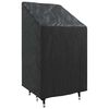vidaXL Κάλυμμα Κήπου για Καρέκλα Μαύρο 70 x 70 x 85 / 125 cm Ύφασμα 420D