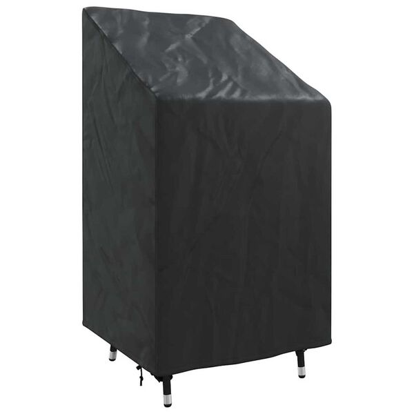 vidaXL Κάλυμμα Κήπου για Καρέκλα Μαύρο 70 x 70 x 85 / 125 cm Ύφασμα 420D