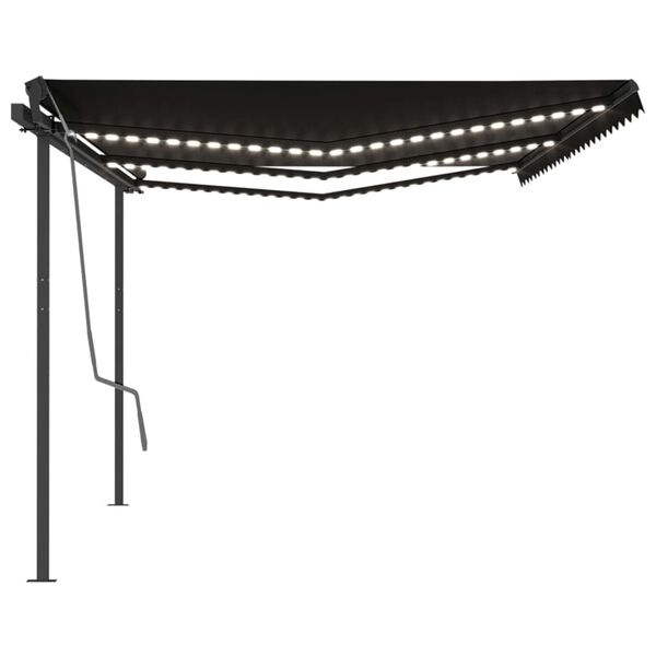 vidaXL &Tau;έ&nu;&tau;&alpha; &Alpha;&upsilon;&tau;ό&mu;&alpha;&tau;&eta; &mu;&epsilon; LED & &Alpha;&iota;&sigma;&theta;&eta;&tau;ή&rho;&alpha; &Alpha;&nu;έ&mu;&omicron;&upsilon; &Alpha;&nu;&theta;&rho;&alpha;&kappa;ί 6 x 3,5 &mu;.