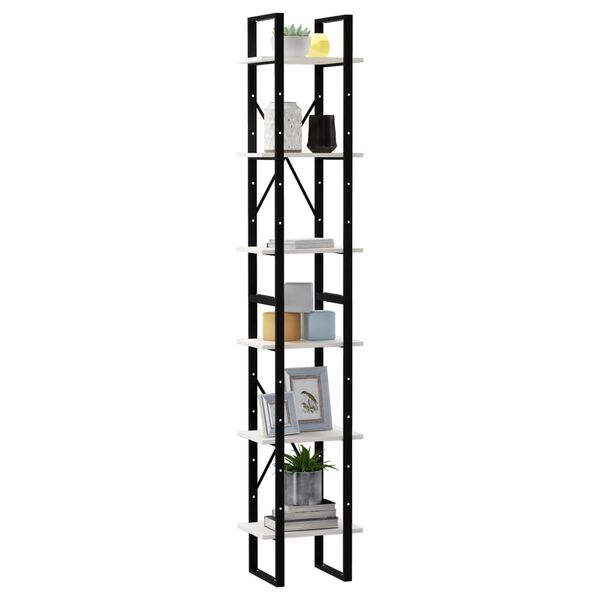 vidaXL Ψηλό Ντουλάπι Λευκό 40 x 30 x 210 εκ. από Μασίφ Ξύλο Πεύκου