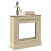 vidaXL Πλαίσιο Τζακιού Sonoma Δρυς 90x30x90 εκ. από Επεξ. Ξύλο