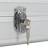 vidaXL Βαλίτσα Όπλου Ασημί 134 x 35 x 12 εκ. από Αλουμίνιο