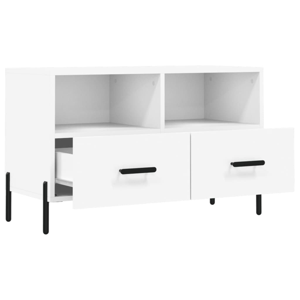 vidaXL Έπιπλο Τηλεόρασης Λευκό 80 x 36 x 50 εκ. από Επεξεργασμένο Ξύλο