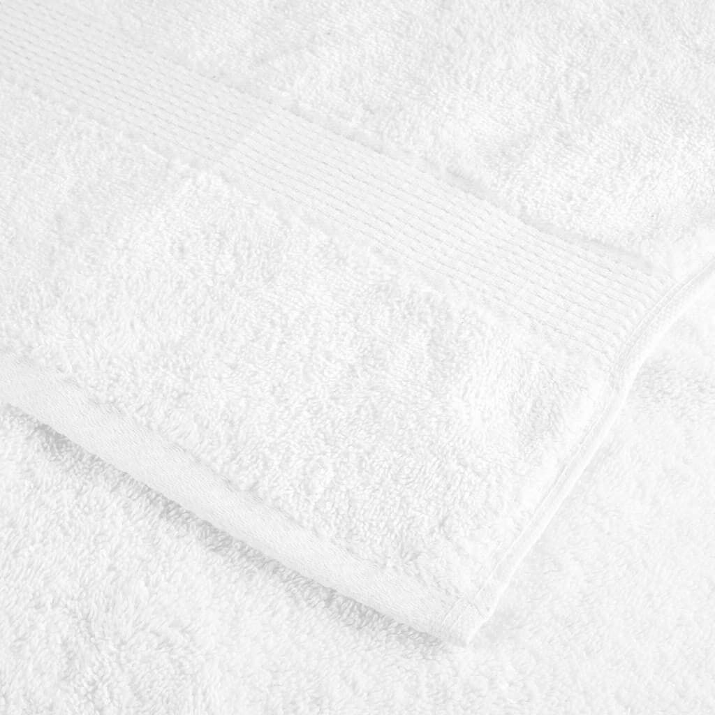 vidaXL Πετσέτες Χεριών Premium SOLUND 50 Τεμ Λευκές 50x100εκ 600γρ/μ²