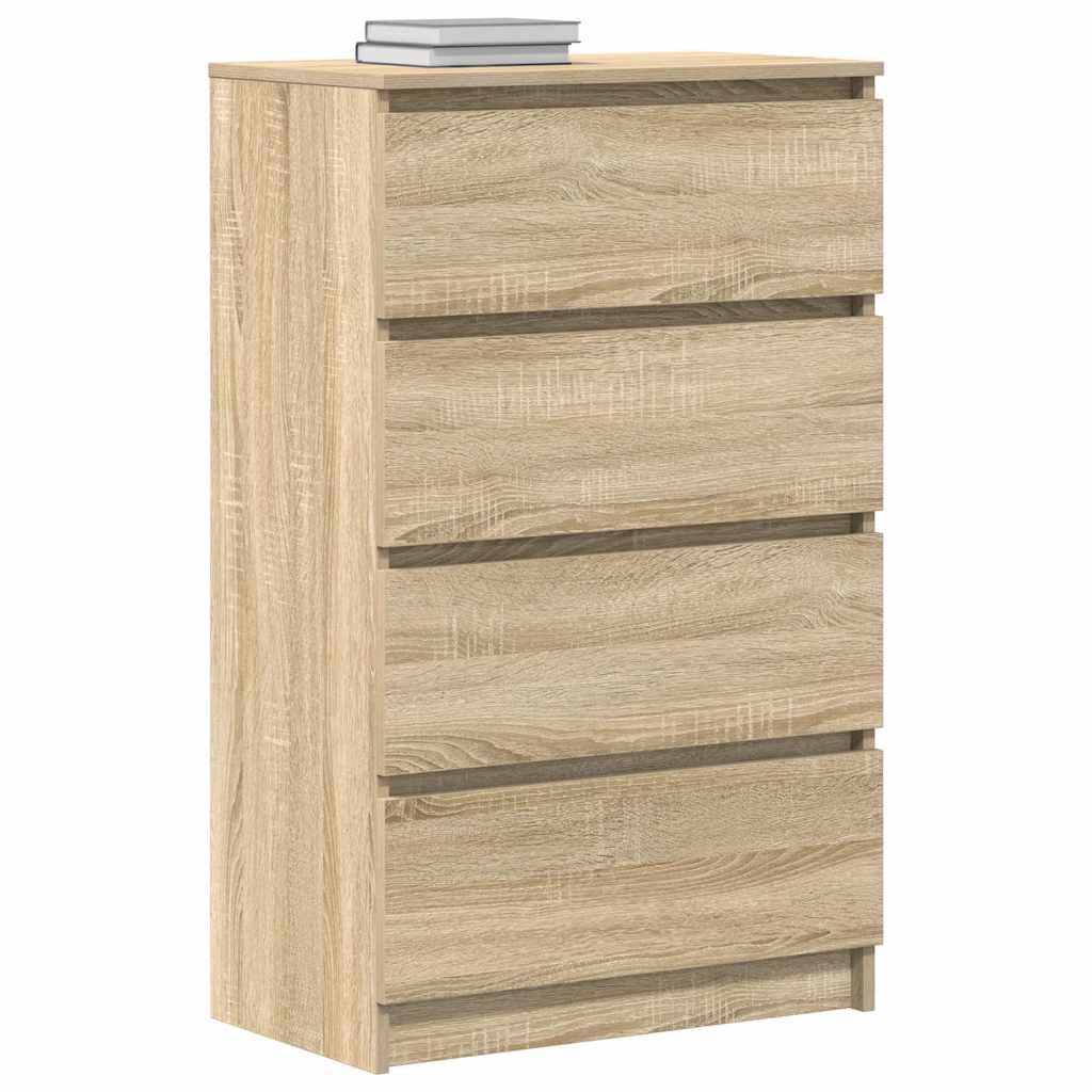 vidaXL Συρταριέρα Sonoma Δρυς 60 x 35 x 98,5 εκ. Επεξεργασμένο Ξύλο