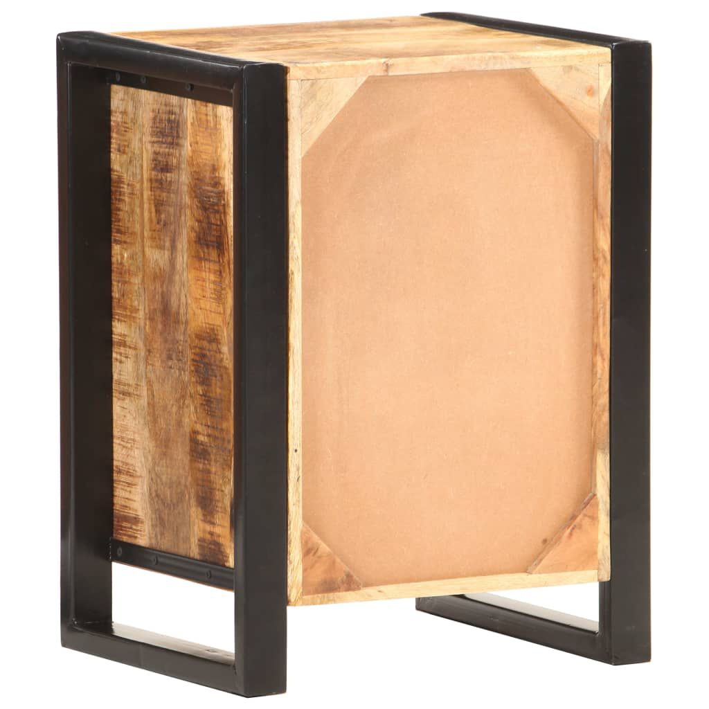 vidaXL Κομοδίνο 40 x 35 x 55 εκ. από Μασίφ Ξύλο Μάνγκο