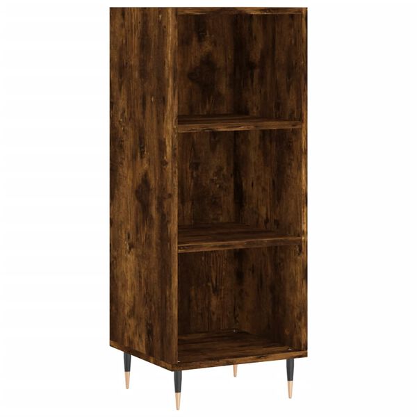 vidaXL Ντουλάπι Καπνιστή δρυς 34,5x34x180 εκ. από Επεξεργασμένο Ξύλο