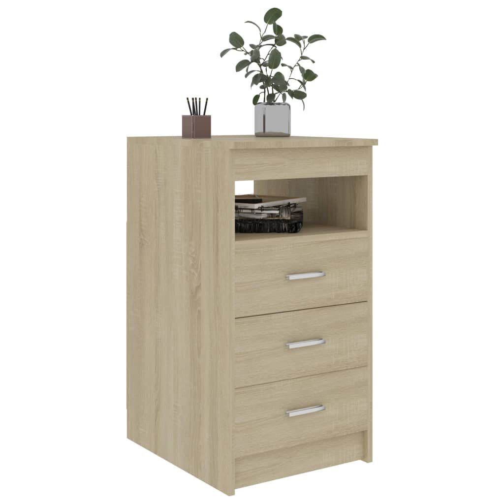 vidaXL Συρταριέρα Sonoma Δρυς 40 x 50 x 76 εκ. από Επεξεργασμένο Ξύλο