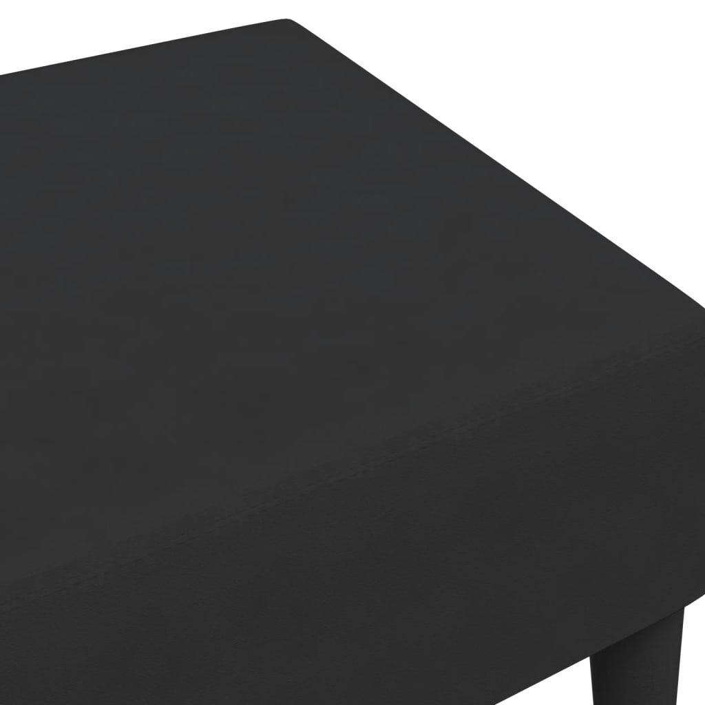vidaXL Υποπόδιο Μαύρο 77x55x31 εκ. Βελούδινο