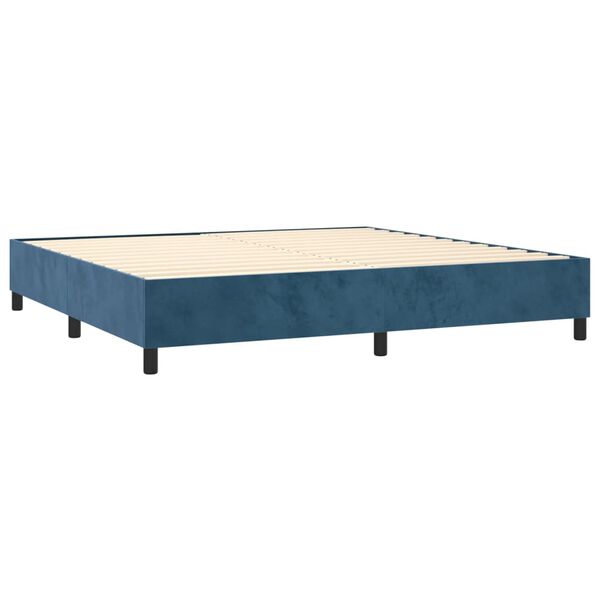 vidaXL &Kappa;&rho;&epsilon;&beta;ά&tau;&iota; Boxspring &mu;&epsilon; &Sigma;&tau;&rho;ώ&mu;&alpha; &Sigma;&kappa;&omicron;ύ&rho;&omicron; &Mu;&pi;&lambda;&epsilon; 200x200 &epsilon;&kappa;. &Beta;&epsilon;&lambda;&omicron;ύ&delta;&iota;&nu;&omicron;
