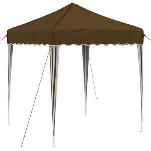 vidaXL &Alpha;&upsilon;&tau;&omicron;&sigma;&chi;έ&delta;&iota;&omicron; &Mu;ό&rho;&phi;&omega;&sigma;&eta; 195 x 195 x 245 &epsilon;&kappa;. Taupe Ύ&phi;&alpha;&sigma;&mu;&alpha; Ό&xi;&phi;&omicron;&rho;&nu;&tau;