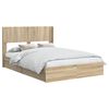vidaXL &Kappa;&alpha;&lambda;ά&theta;&iota; &mu;&epsilon; &alpha;&pi;&omicron;&theta;ή&kappa;&eta; &kappa;&alpha;&iota; &kappa;&epsilon;&phi;&alpha;&lambda;ά&rho;&iota; Sonoma &Delta;&rho;&upsilon;&sigmaf; 160 x 200 cm