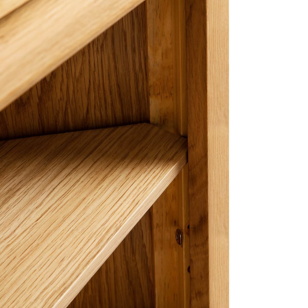 vidaXL Έπιπλο/Ντουλάπι Γωνιακό 59 x 36 x 180 εκ. από Μασίφ Ξύλο Δρυός