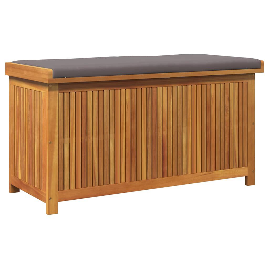 vidaXL Κουτί Μαξιλαριών Εξ. Χώρου 113x50x60,5 εκ. Μασίφ Ξύλο Ελάτης