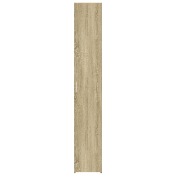 vidaXL Ντουλάπι Sonoma Δρυς 30x42,5x185 εκ. από Επεξεργασμένο Ξύλο