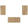 vidaXL &Sigma;&epsilon;&tau; &epsilon;&pi;ί&pi;&lambda;&omicron;&upsilon; &tau;&eta;&lambda;&epsilon;ό&rho;&alpha;&sigma;&eta;&sigmaf; 2 pcs Artisan Oak &Epsilon;&pi;&epsilon;&xi;&epsilon;&rho;&gamma;&alpha;&sigma;&mu;έ&nu;&omicron; &xi;ύ&lambda;&omicron;