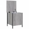 vidaXL Παγκάκι Αποθήκευσης Γκρι Sonoma 40x42,5x50εκ Επεξεργασμένο Ξύλο